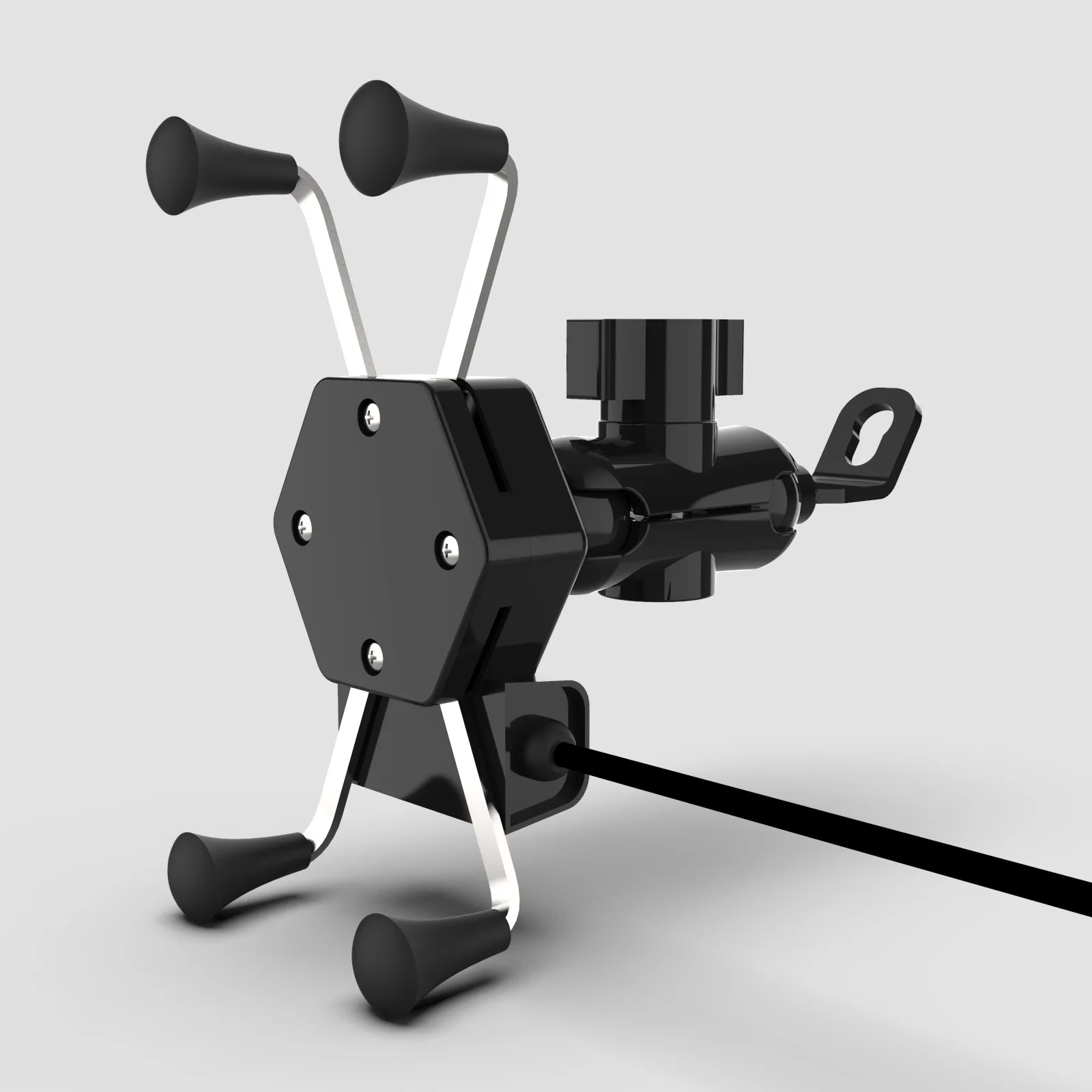 New Design Holder bicycle mobile motorcycle phone with USB Charger For All mobile phone Stand Car Bike Mobile Phone Holders