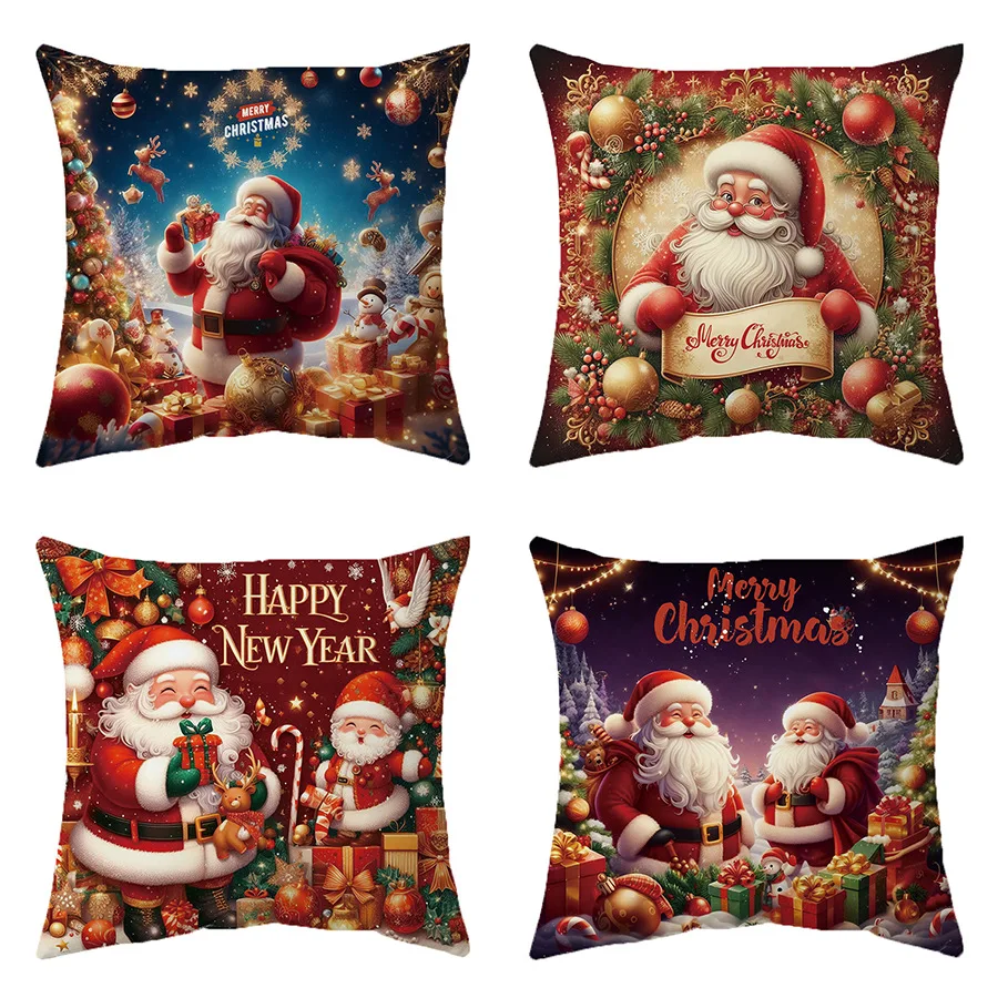 Christmas Pillow Covers Christmas Throw Pillow Covers Holiday Pillow Covers Cases for Couch Sofa bed etc
