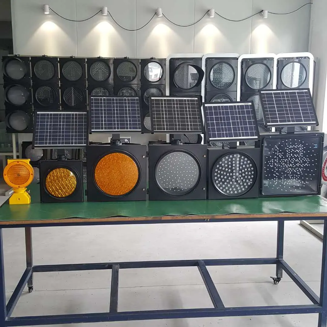 100MM*6 2-Face Solar Traffic Warning Light