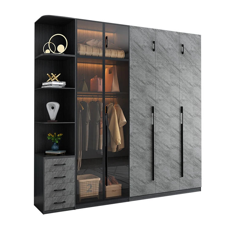 Nordic Style Modern kleiderschrank High End Wardrobe Bedroom Furniture 2 Door Wardrobe Closet Cabinet