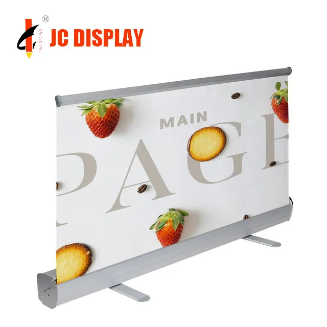Aluminium Roll Up Banner Backdrop Double Sided Retractable Roll Up Banner Stand For Trade Show (1600381880885)