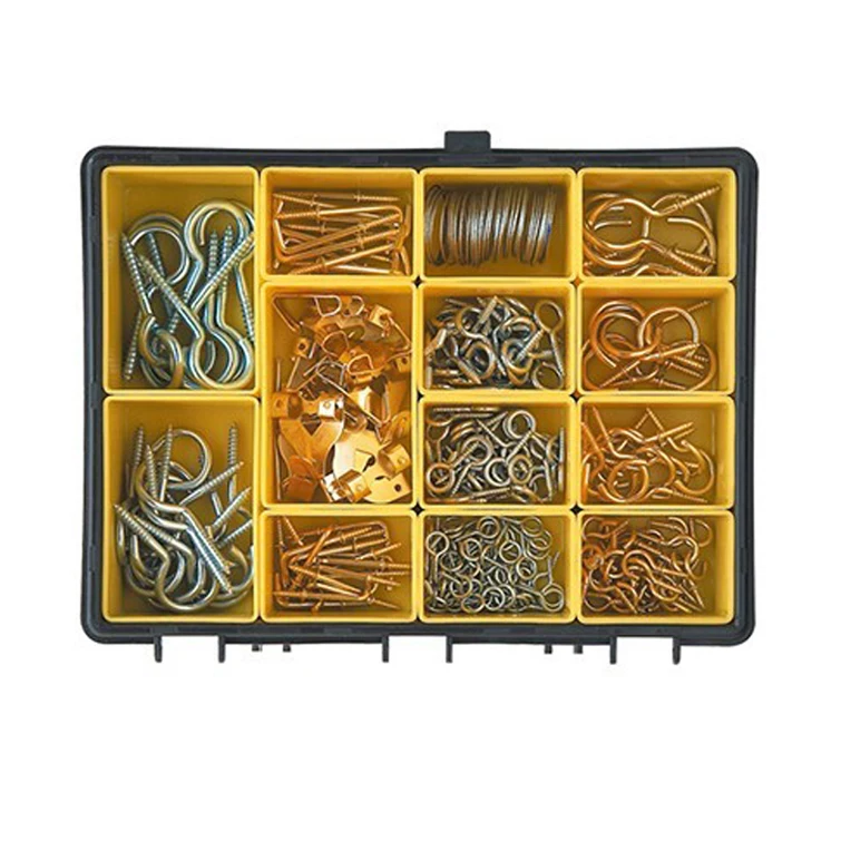 265PCS Brass Plated Cup Hook And Super Hanger