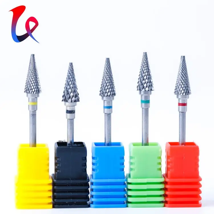 Keli Customized Packaging Tungsten steel Nail Art Drill Bits Cutter