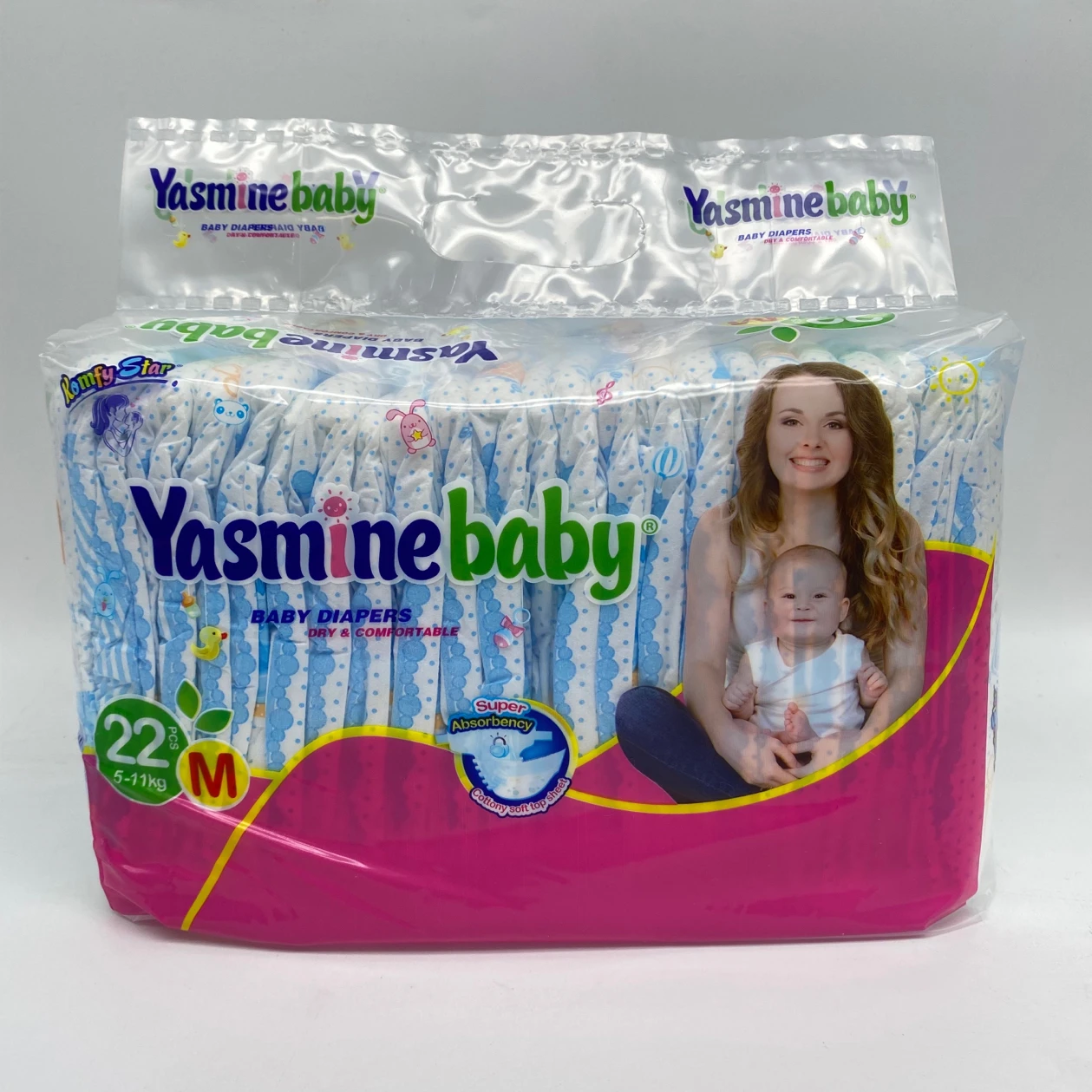 custom wholesale SAP super absorbing Couche Diapers Yasminebaby soft breathable diaper nappies for sale