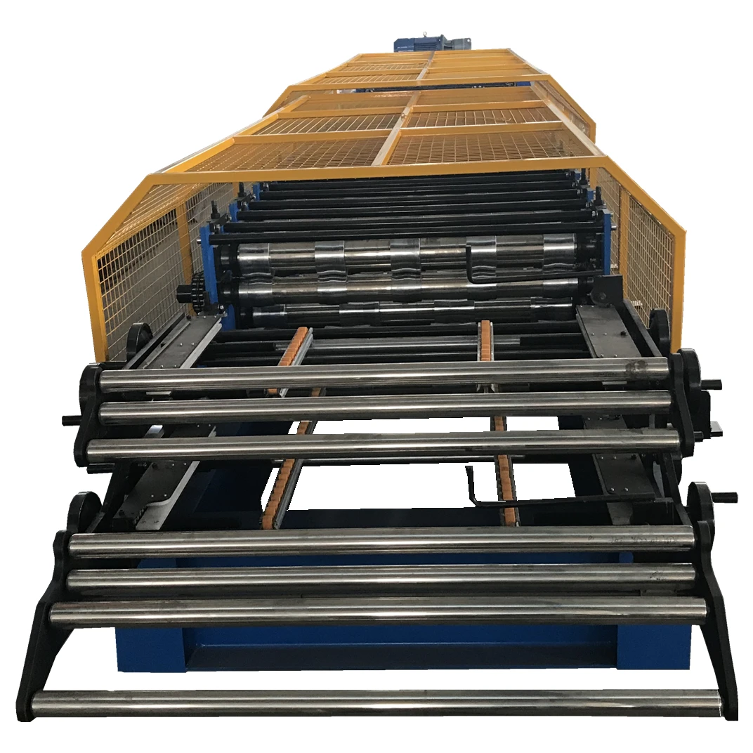 CE Certification ISO 36' 3/4' AG panel and R panel double deck roof panel roll forming machine for USA market
