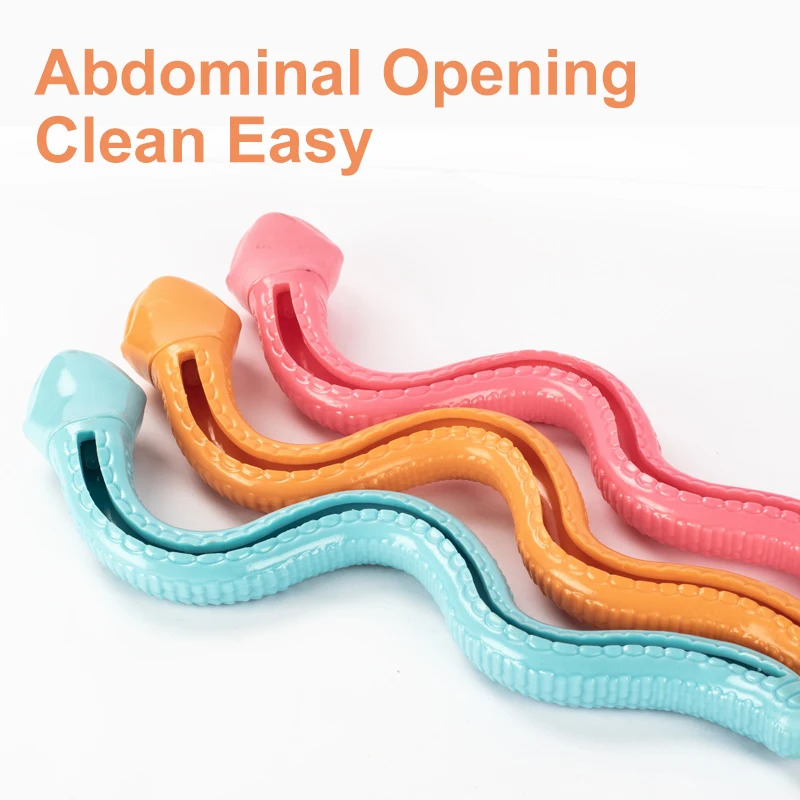 Pet silicone magic snake toy Slow Feeder for Small Medium Dogs Cats