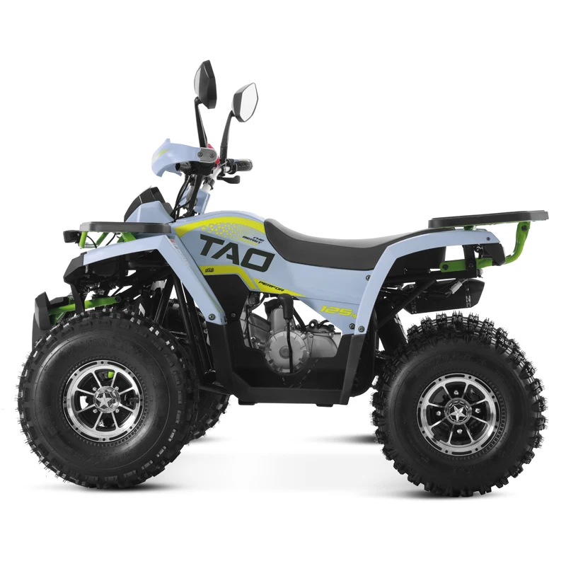 Мотор Tao, 2025, новый сплав, ободной цепной привод, автоматический 1 + 1, 125cc ATV, китайский дешевый фермерский ATV 125
