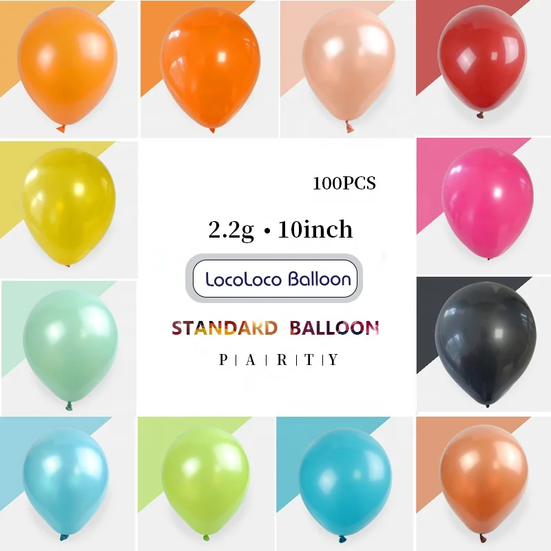 Qualatex Same Quality Ballon Party Decorations Globos Standard Pearl Metallic Chrome Macaron Color Latex Air Balloons In Bulk