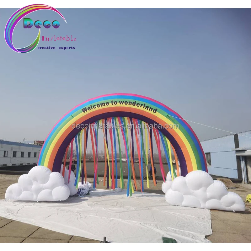 High Quality Stage Background Rainbow Passage Inflatable Arch