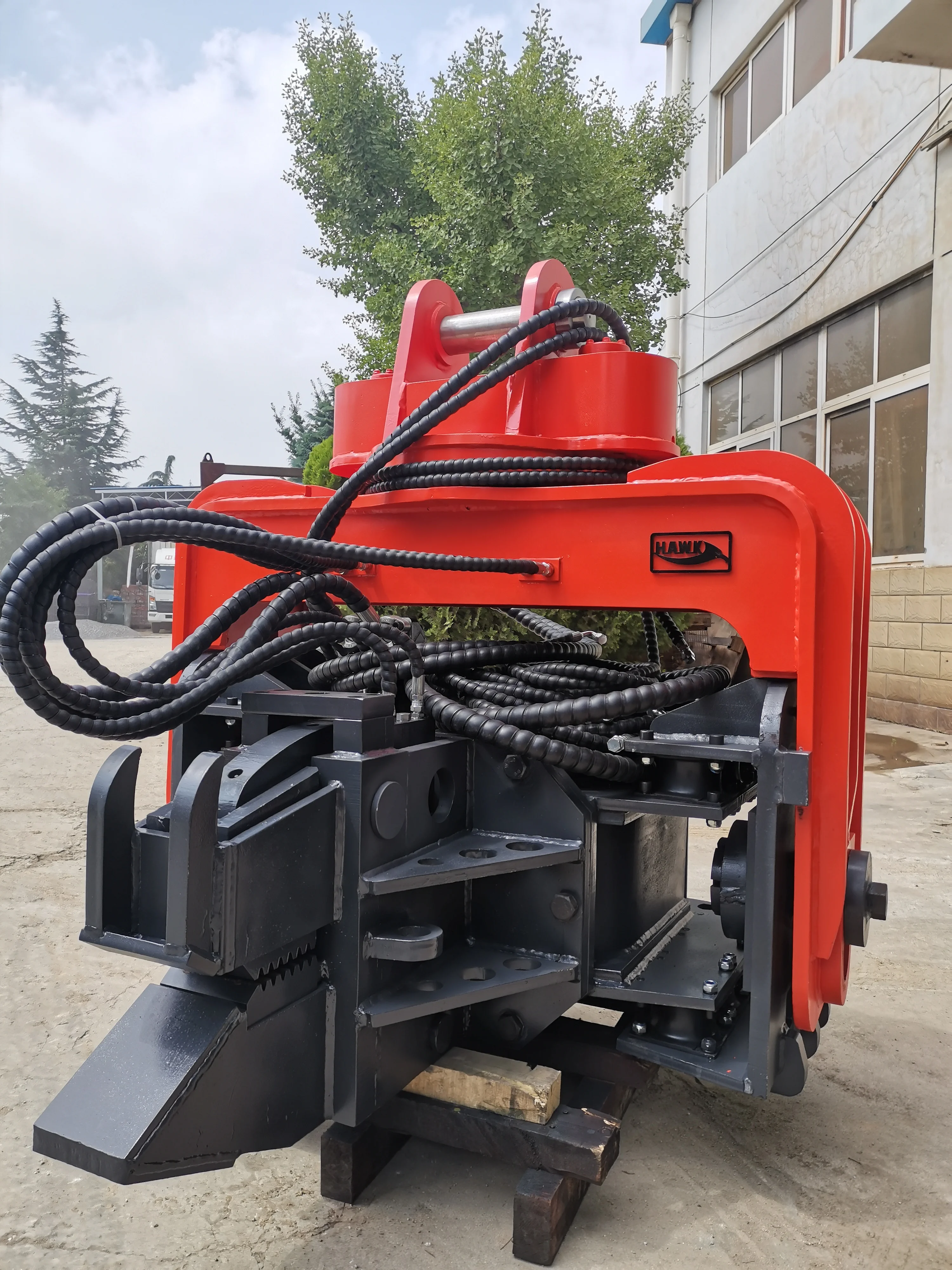 New Excavator Attachment Hydraulic Sheet Pile Hammer with Motor Machinery Parts Core Components