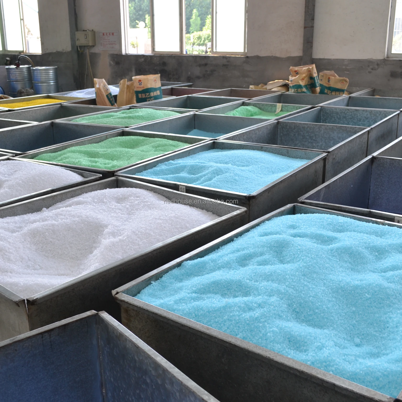 recycled Soft transparent crystal PVC Granules Regrind PVC Compound pellets for Shoe Sole