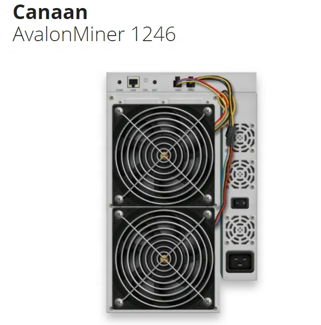 2021 Bitcoin Avalon 1246 81T in stock Canaan Avalonminer a1246 avalon Hashrate BTC Mining