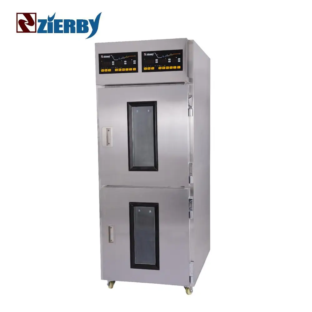 
32 Tray 2 Doors 3 Stage Retarder Refrigerator Dough Bakery Oven Proofer Machine Bread Cake Dough Unavailable 80*121*206CM 0.85KW 