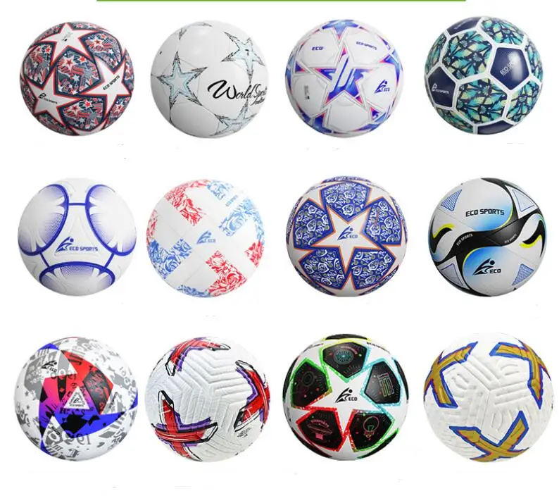 Custom Logo Match Training PVC  football   balones de futbol profesional soccer ball size 5 4  official match