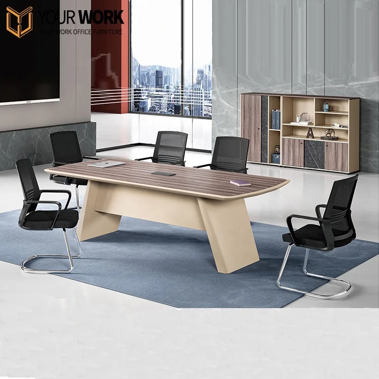 Модный современный большой стол для конференций Индивидуальный размер цветной роскошный совещаний на 8-20 человек
