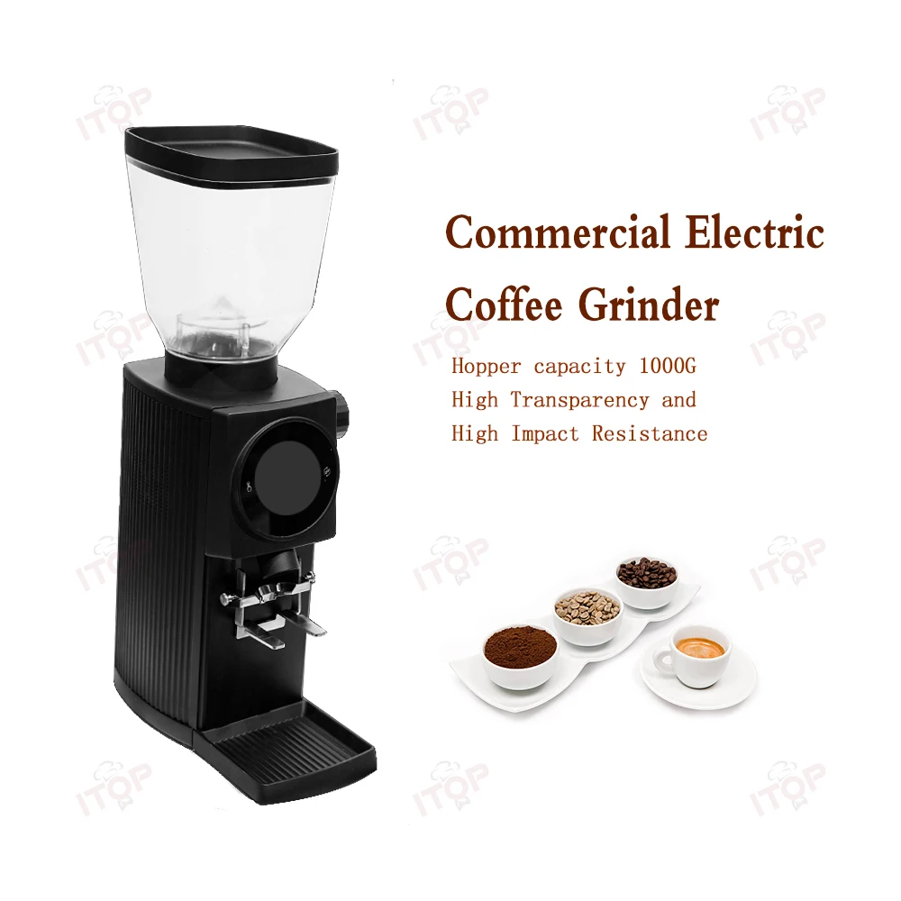 New Arrival Automatic Single/double Shot Grind Count Display Commercial Coffee Grinder