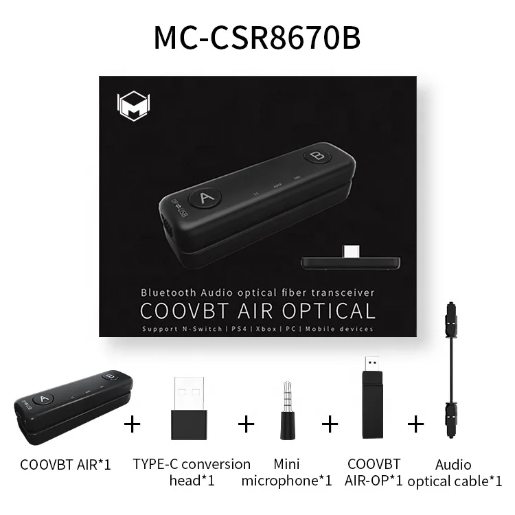 
PS5 Bluetooth Dongle Adapter,Wireless Mini Microphone USB Audio Adapter Receiver Compatible with PS5 Playstation 