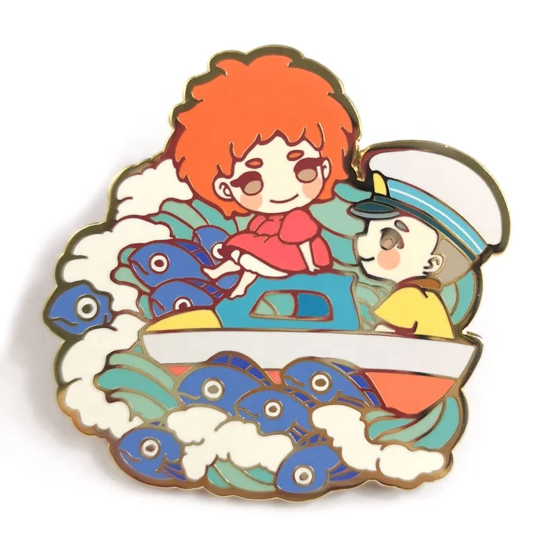 Vast Gifts 2022 Cheap Custom Korea Movie Star Soft Metal Lapel Enamel Badges Pins