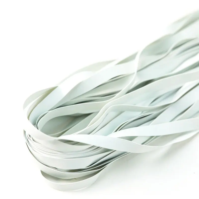 Non-latex rubber  / latex-free straps elastic synthetic rubber straps for non-woven cap and  cuff elastic