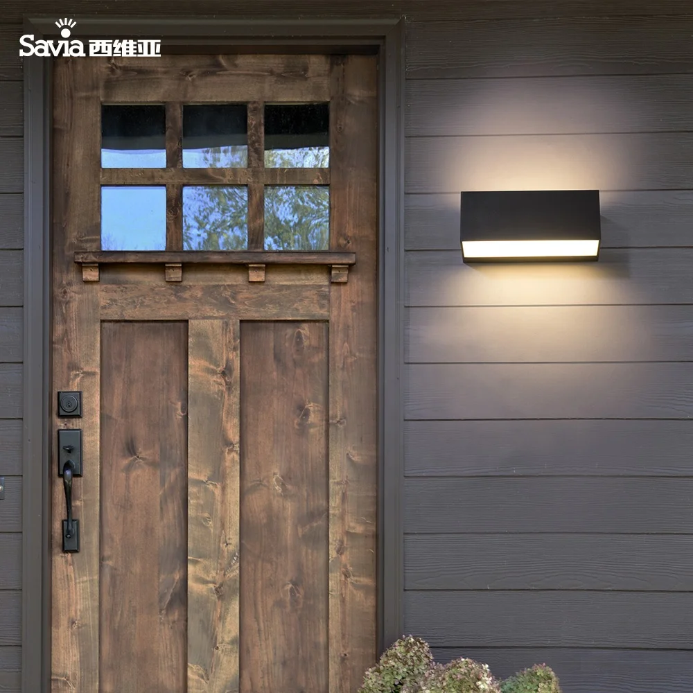 Savia LED front door lights IP65 waterproof garden porch outside lamp corridor aisle balcony outdoor up and down wall lights