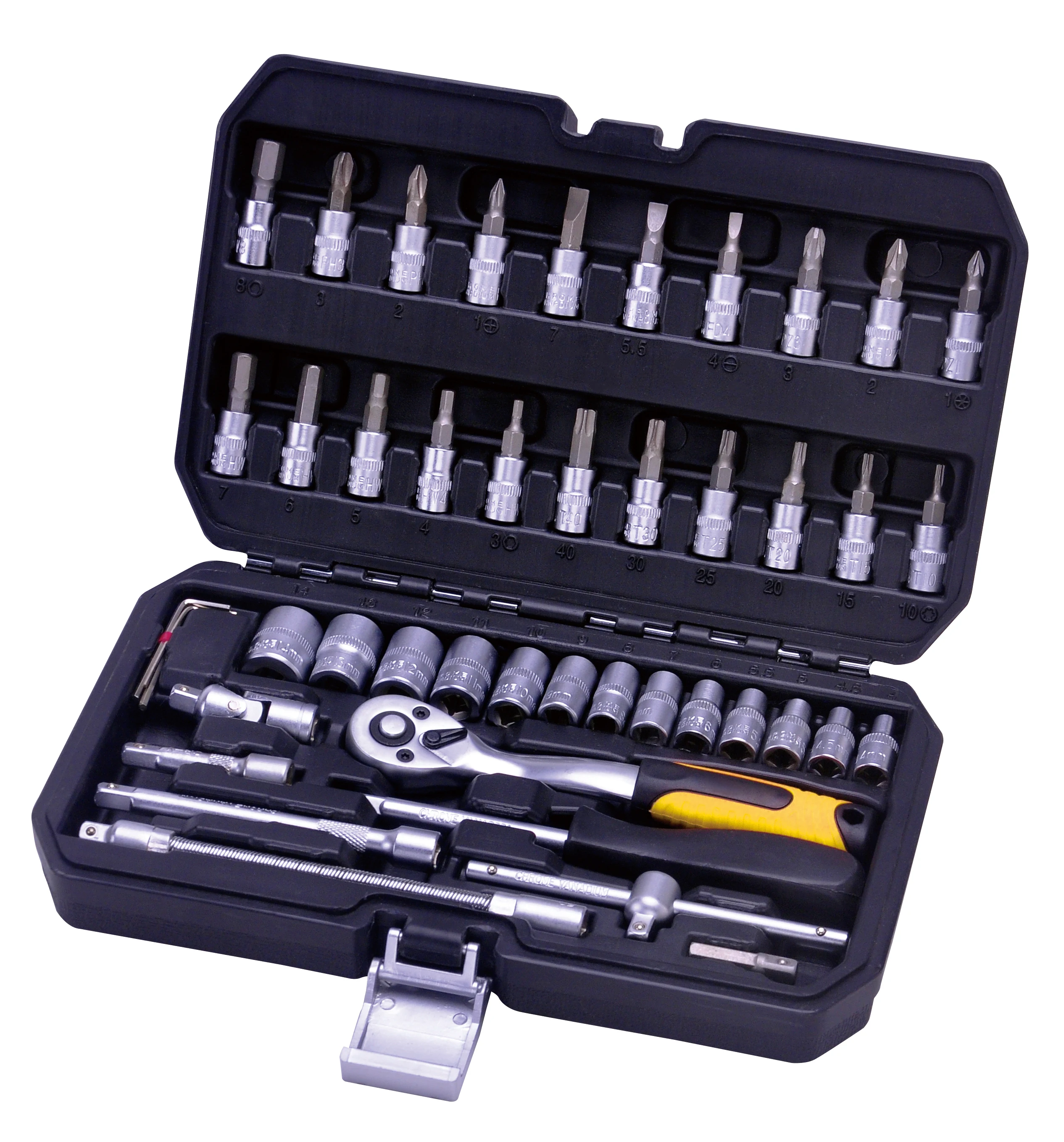 46-In-1 toolbox  hardware tools car tools    hardware items auto repair tools  rachet wrench set juegos de herramientas