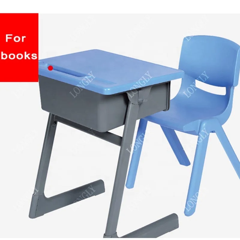 High Quality School Furniture Plastic School Table and Chair for Wholesale