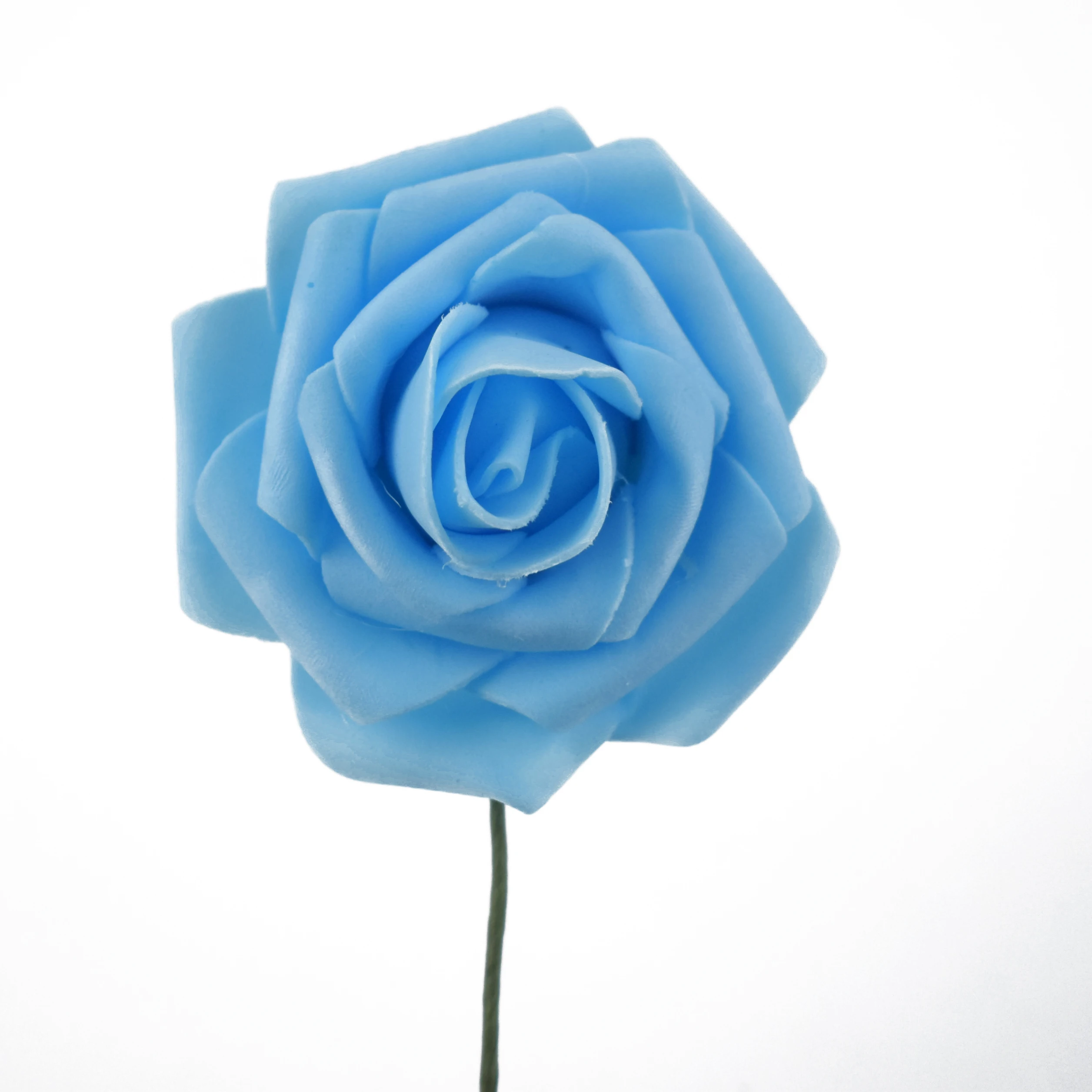 Artificial Flowers Real Looking Foam Rose Fake Flowers with Stem/Leaves for DIY Wedding Bouquets Centerpieces Floral Arrangments