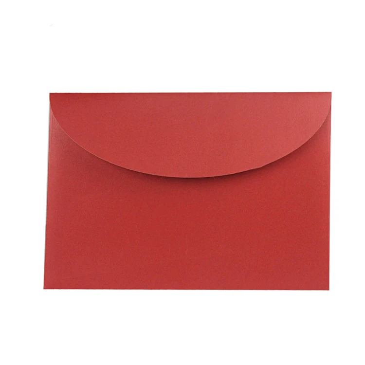 
Customized Small Size Colorful Logo Hot Foil Chinese Red Envelopes For New Year 