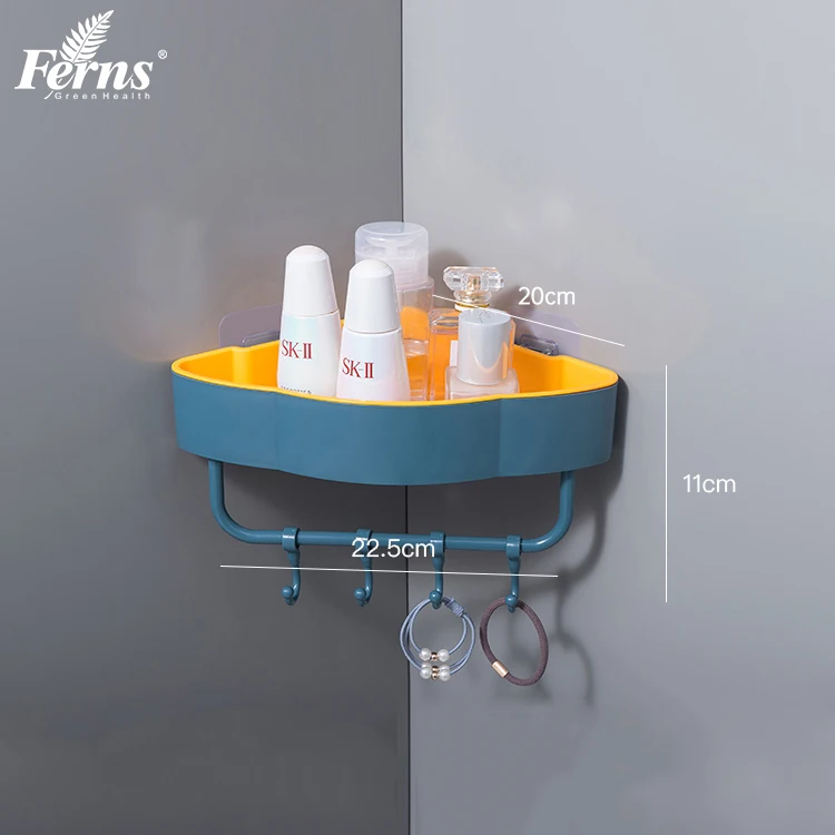 Cheap Price Bathroom Shelf Plastic Wall Shelf Storage Rack