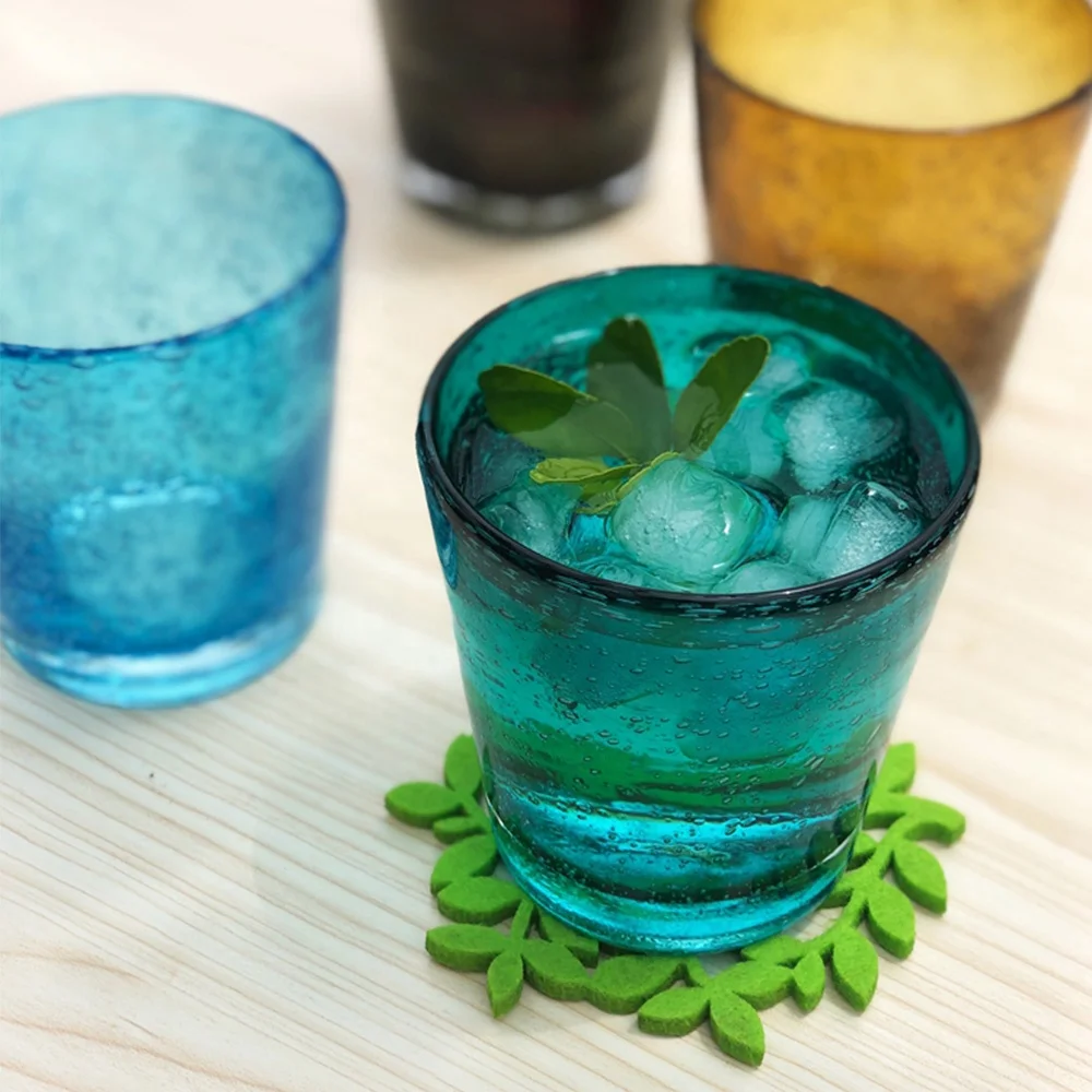 Samyo personalized printed bubble stemless  wine glass colored tumbler cups