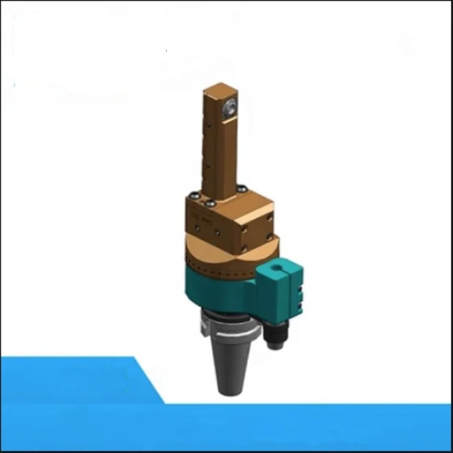 90 Degree Right Angle Milling Head BT40 Tool Holder D4 D6 Collet Stainless Steel CNC Machined Machinery Tool