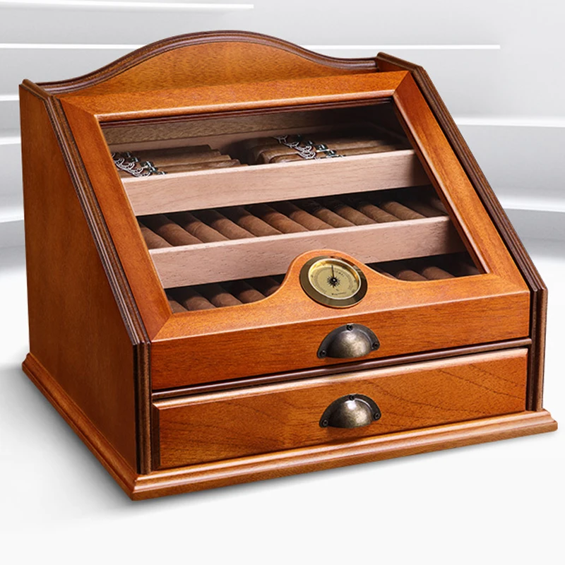 Деревянный шкаф для сигар испанского кедра, профессиональное производство