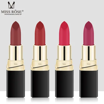 MISS ROSE 42 colors matte lipstick not easy to discoloration lipstick tubes lipstick  K1