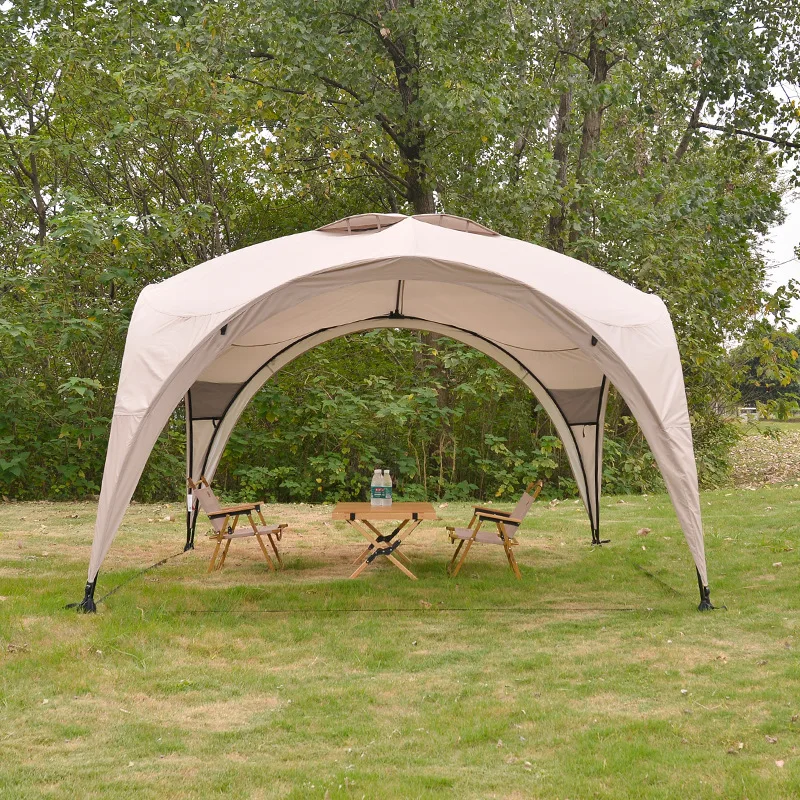 Outdoor sunshade camping rainproof portable awning tent camp large space sunshade canopy beach tent