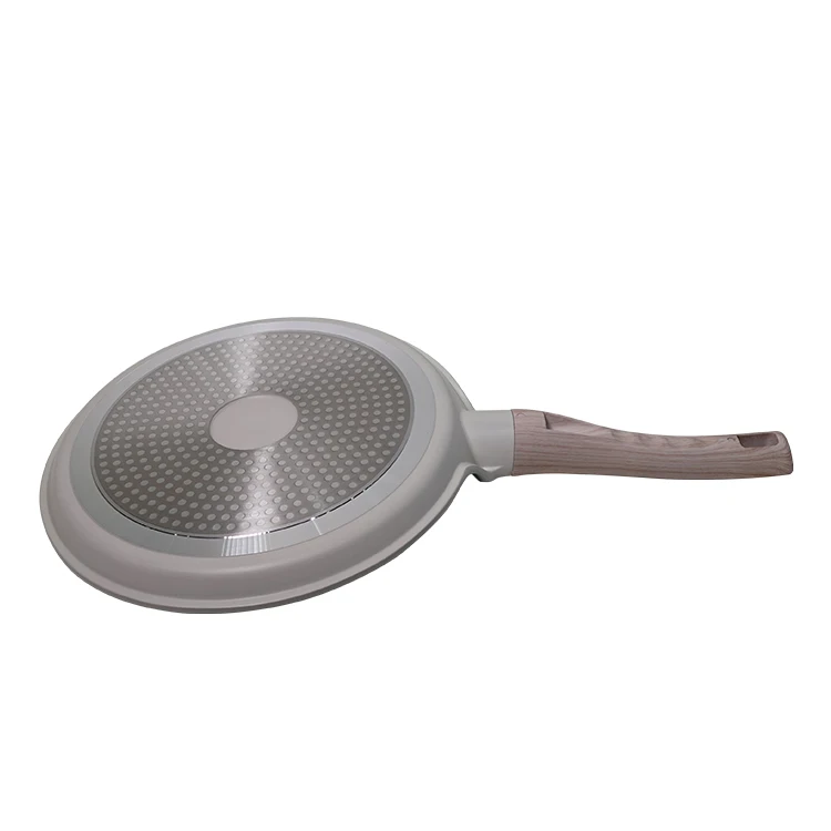 Good Looking Shape Round Cast Iron Pizza Pan With Classic Design Metal Lid