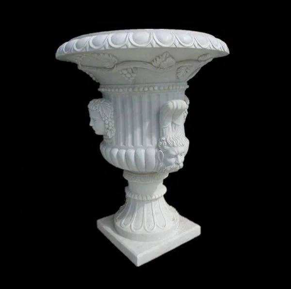 Желтая Мраморная Статуя Обнаженной Женщины Цветочный