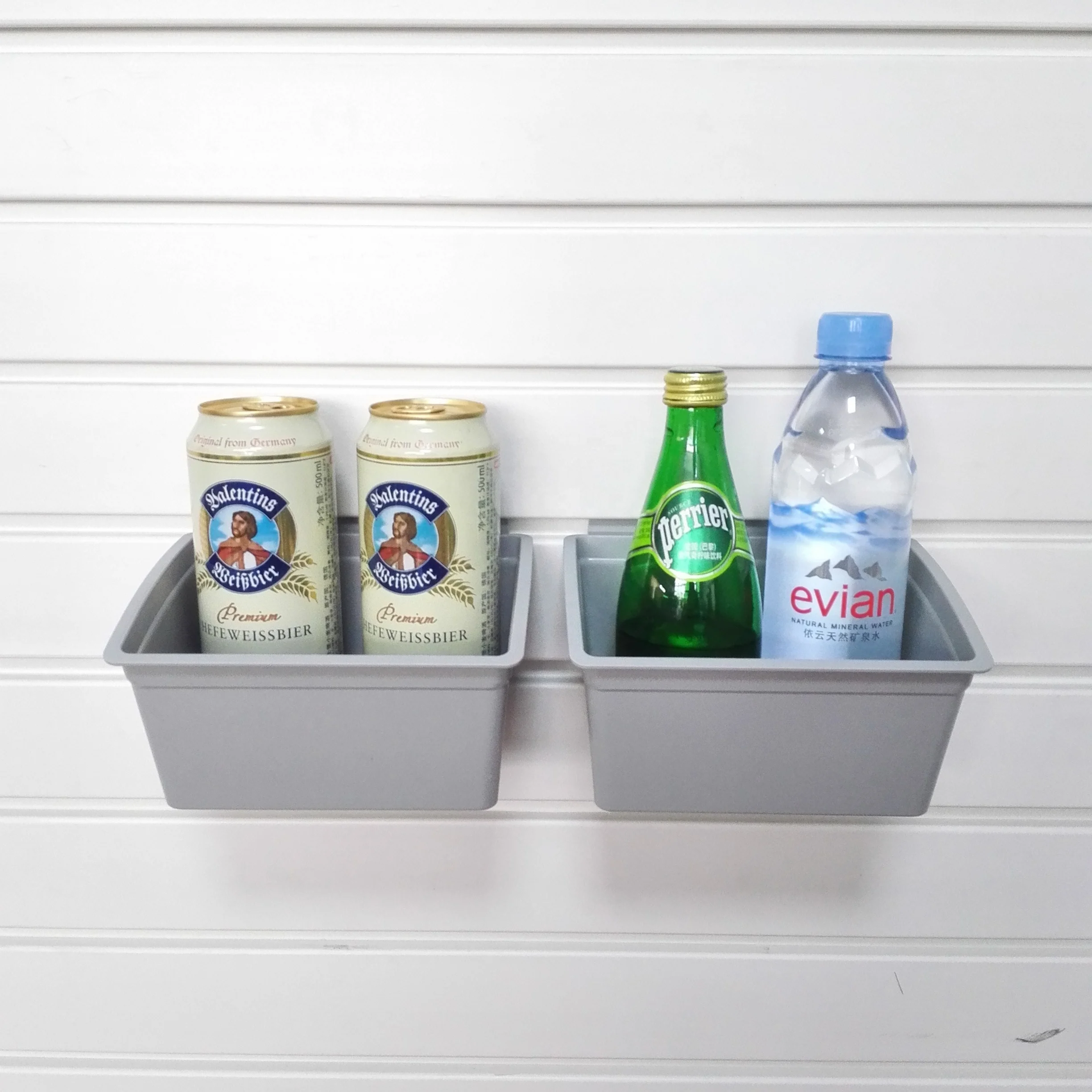 Система хранения гаража, настенные пластиковые ящики для хранения, прозрачный цвет