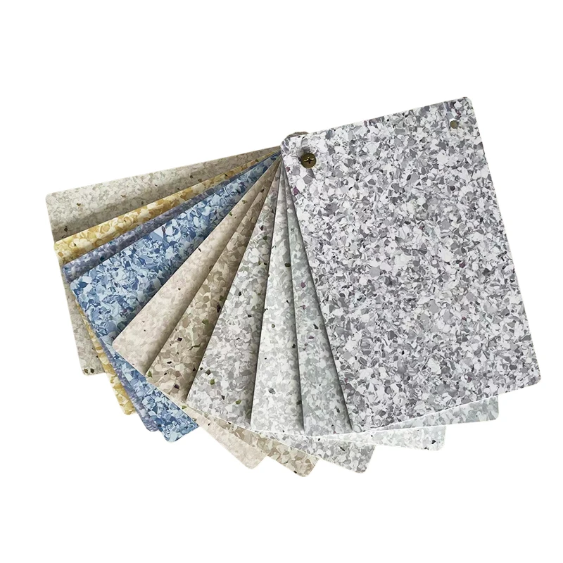Waterproof Non-Slip Homogeneous PVC Vinyl Flooring Raised Anti-Static Roll for Clean Room/Hospital