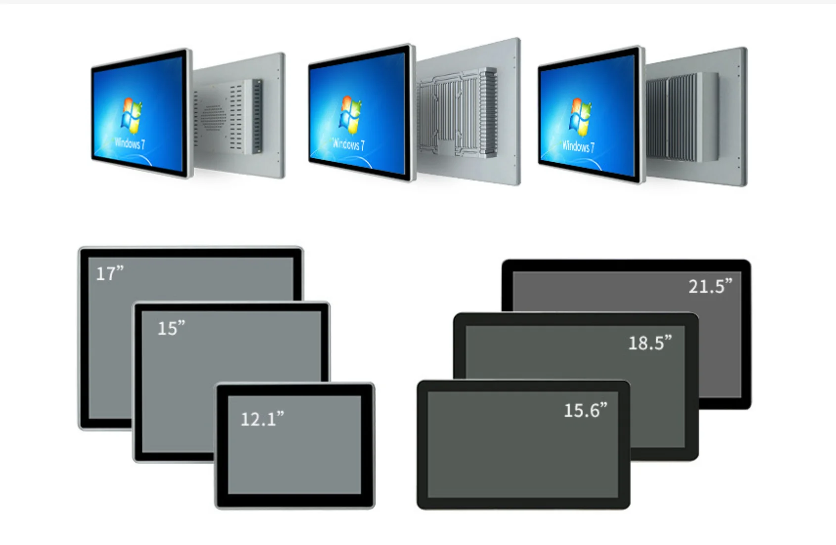 KDS kitchen display OEM ODM 10.1 15.6 18.5 21.5 23.8 inches interactive panel smart screen touch monitor for KDS wall mounted