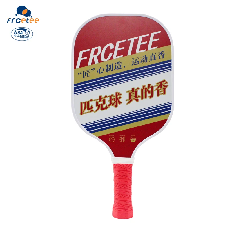 Новый дизайн FRCETEE Китай производство углеродного волокна/стекловолокна изготовленное на заказ pickleball paddle