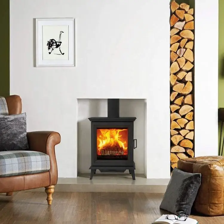 Factory price indoor wood burning fireplace wood fire heater