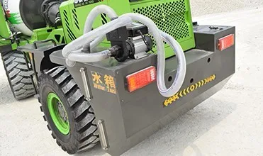 Construction machinery 4-square synchronous rotary self feeding mixer