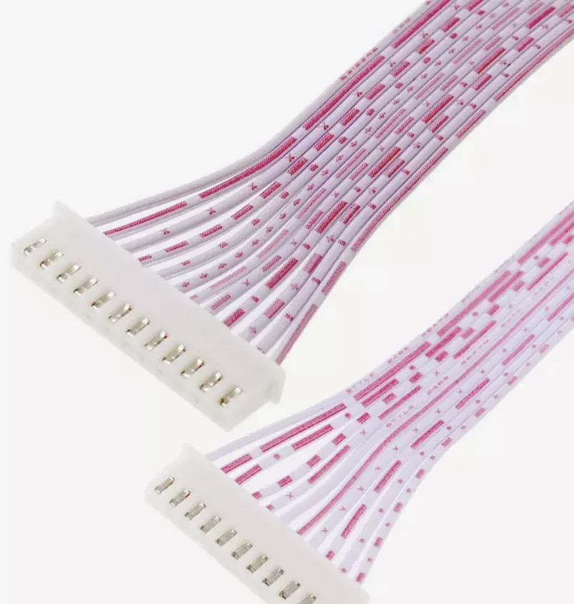 2468 2651 Flat Ribbon Cable with JST PH 1.27mm 2.0mm 2.54mm processing custom Connectors cable