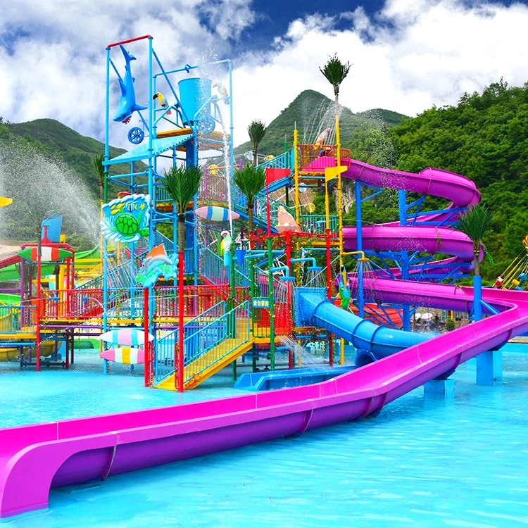 on sale Large Water play equipment pirate equipment+water park investment cost