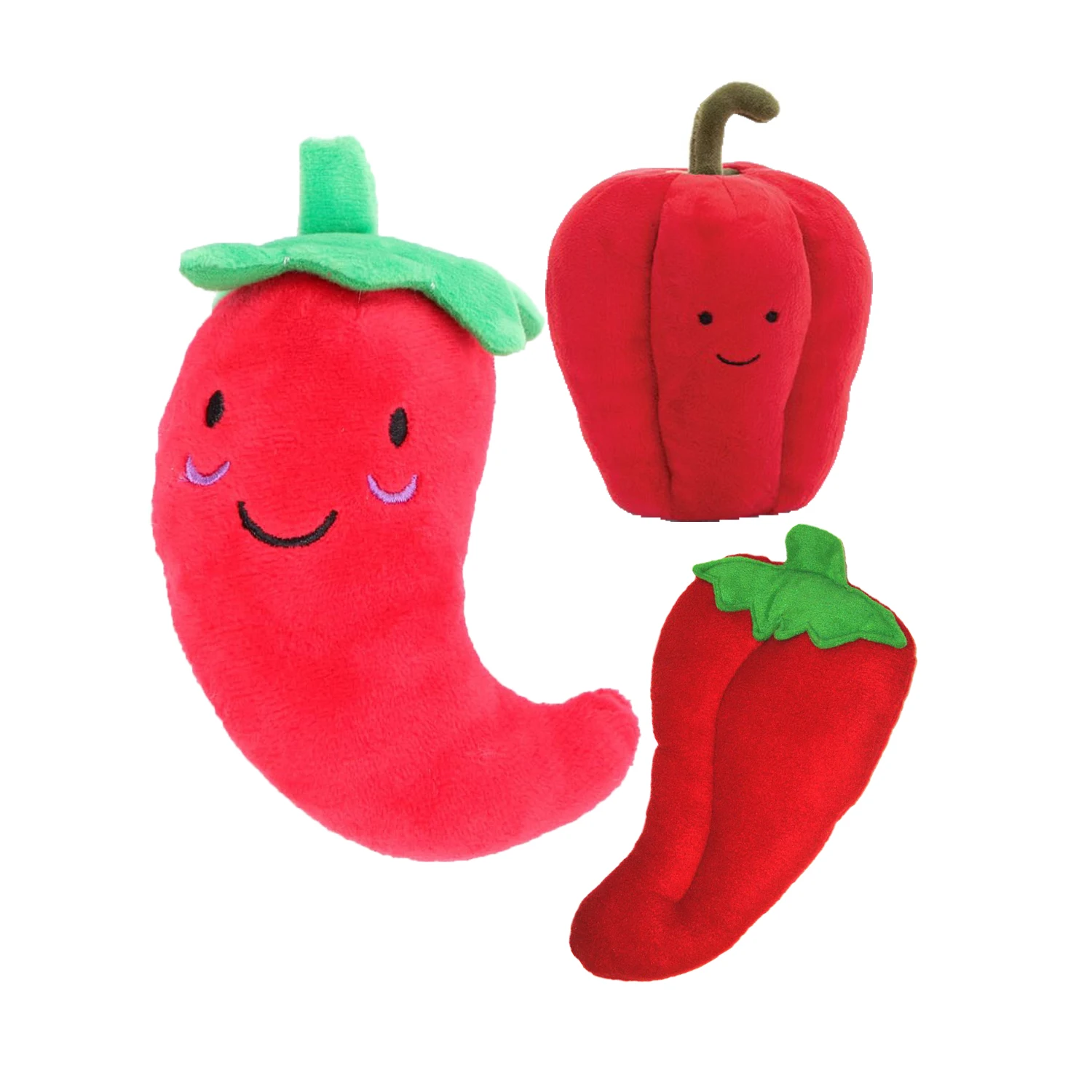 Promotional Cheap Stuffed Red Chili Pepper Plush Toys Customized Pattern Personalized Branded Logo Doable Chili Pepper Pillow