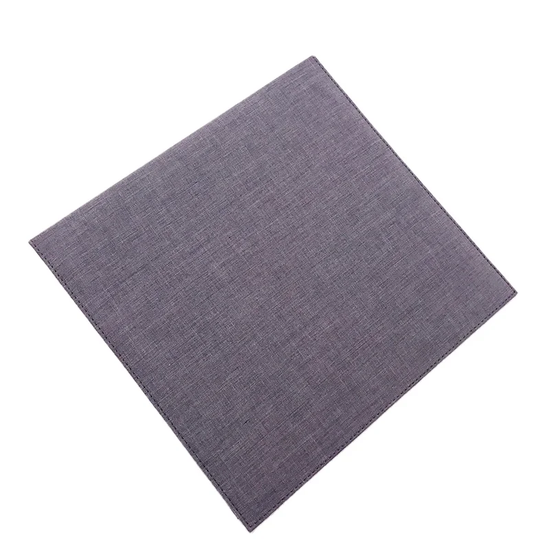 Factory simple style quality A3 A4 A5 PU leather binder custom business file folder