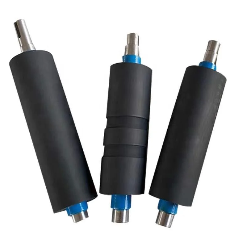 NBR Silicone Rubber Polyurethane EPDM Hypalon Rubber Coated Roller Adjusting Roller
