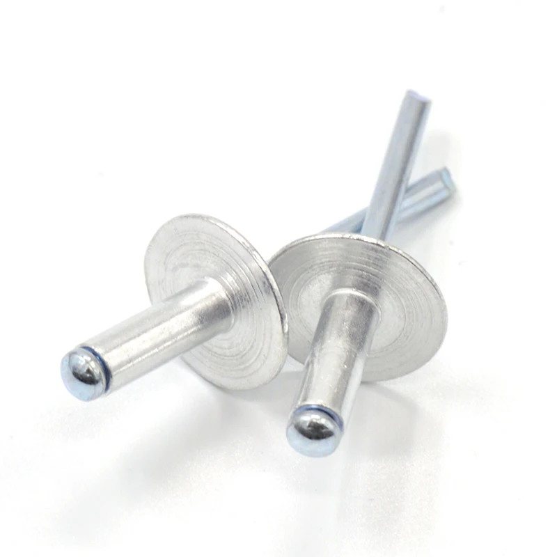 China Factory Supply 4.8mm Aluminum/Steel Flange Open End Blind Rivet