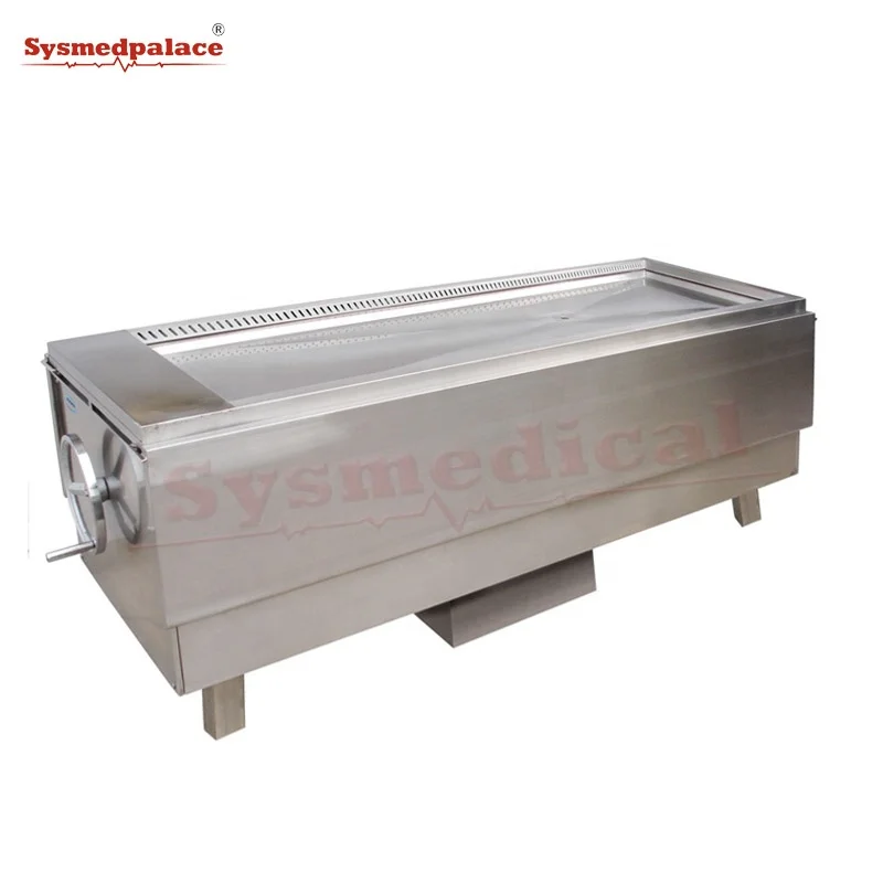 FREEZERPALACE 304 Stainless Steel Material Corpse Sink Formalin Sink Immersion Table Embalming Machine