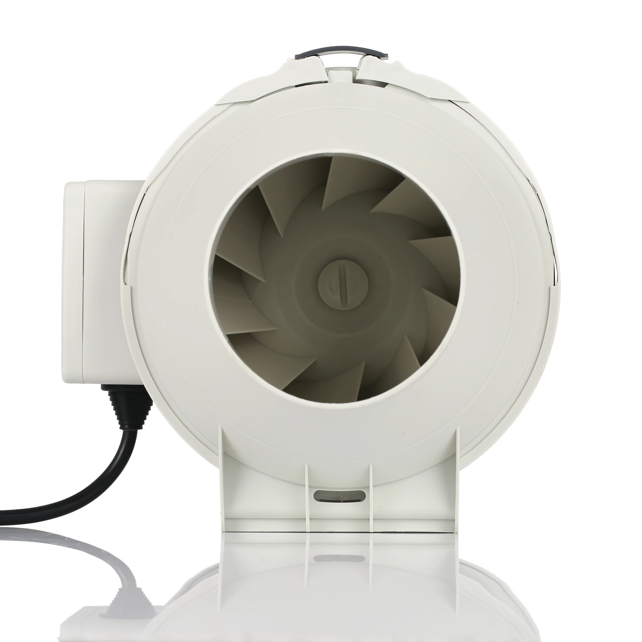 HVAC Extractor 100mm Bathroom/kitchen in Line Duct Fan Plastic Ce AC Axial Flow Fan 3 Years Parts of Fans Plastic 131-156pa